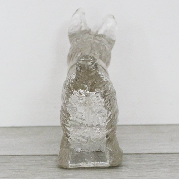 Antique Vintage 1930 Glass Scottie Dog Scottish Terrier Figurine Candy Container - Picture 7 of 15